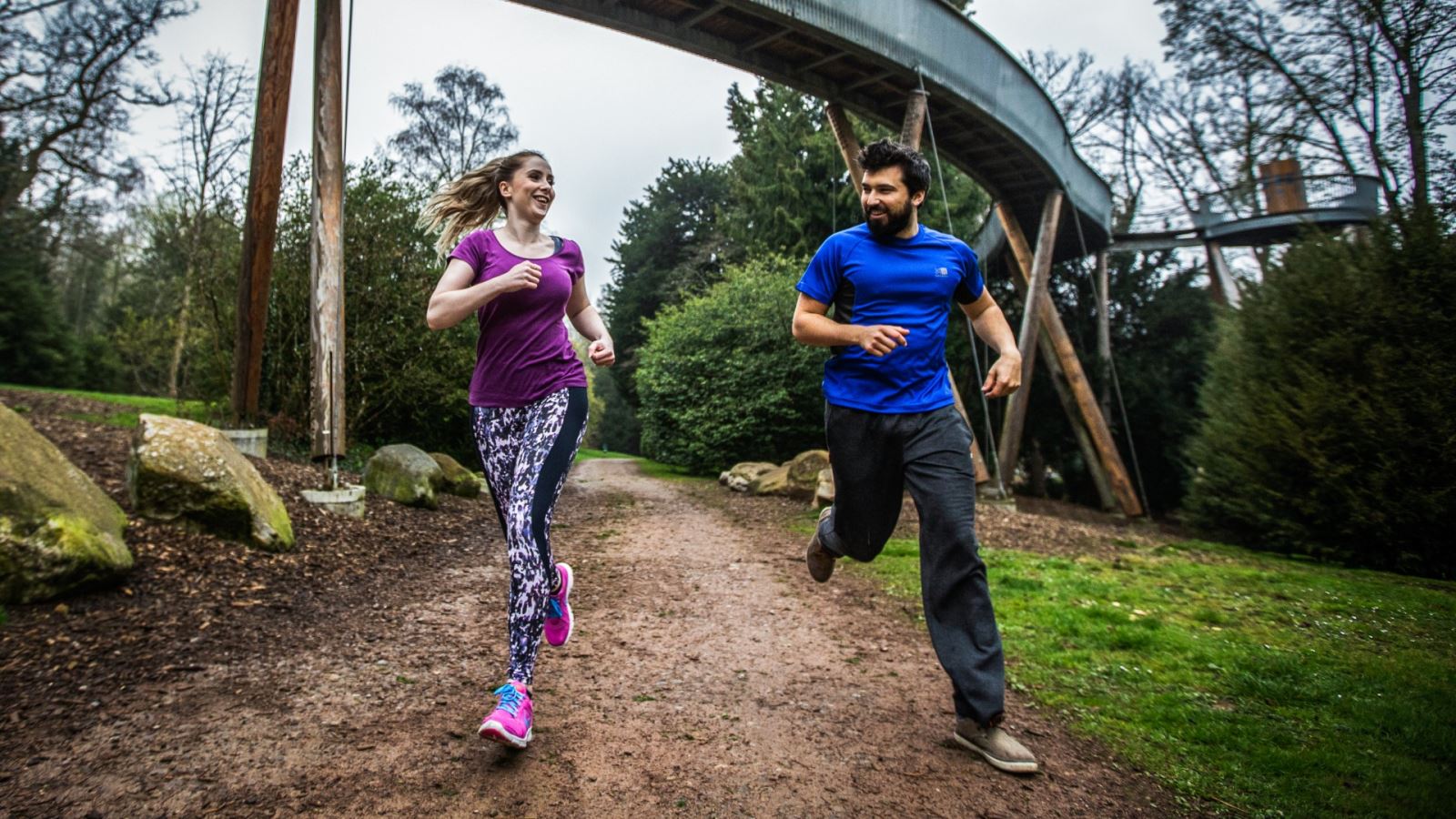 People run through Westonbirt Credit Johnny Hathaway